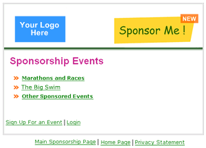 The Sponsor Me Application